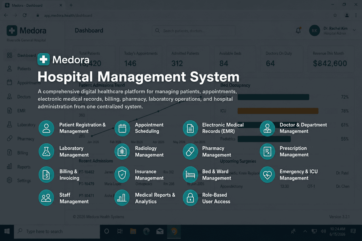 Medora — Hospital Management System