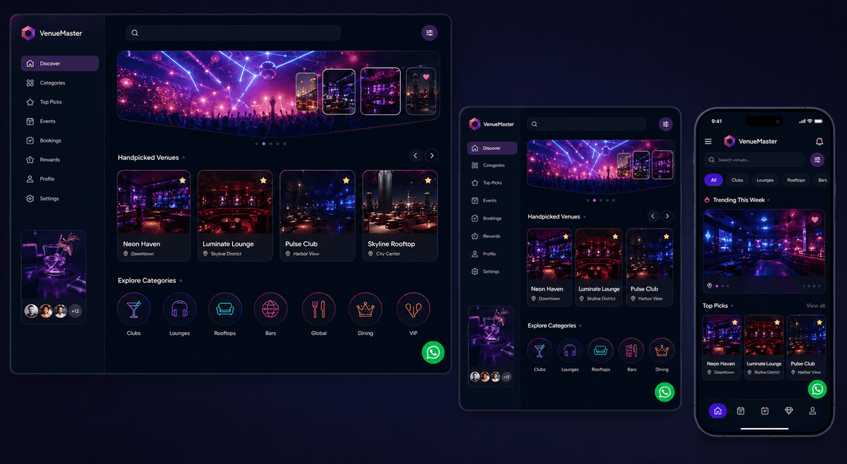 VenueMaster — Smart Venue Discovery & Reservation Platform